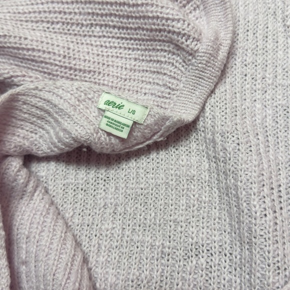 Lilac Knit Arie Cross Back Sweater - Picture 3 of 3